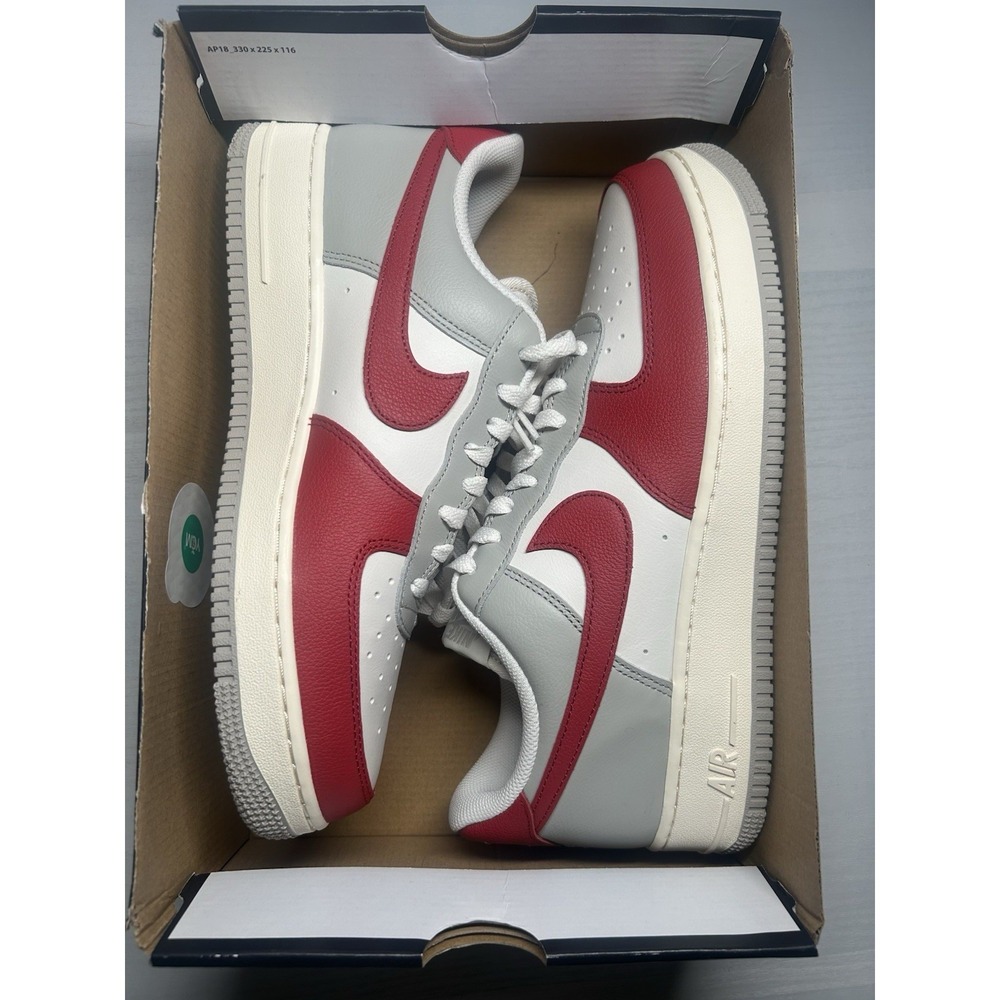 Nike Air Force 1 '07 LV8 Gym‎ Red Toe - Size 12 - HJ9094 012 - New - Picture 2 of 5